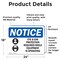 Signmission 18 in Height, 24 in Width, Vinyl Decal, Rectangle OS-2PACK-NS-D-1824-L-12303 - alternate 3
